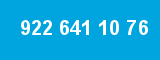 922 641 10 76